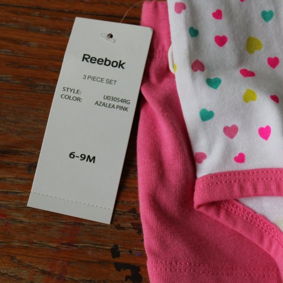 Baby Girls Reebok Outfit 6-9 Months - Picture 4 of 5
